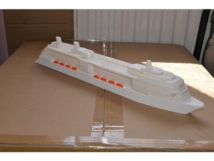 celebrity solstice cruise ship 1 600 scale 3dprintoutz4u 3d print model - Mito3D