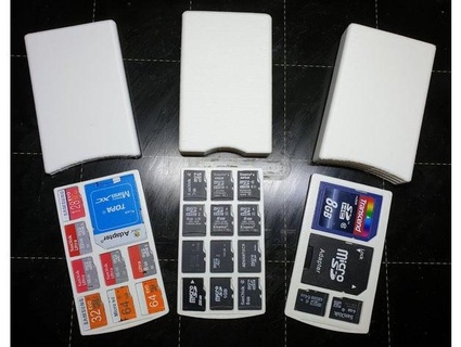 tf & sd card holder wallet artsef 3d print model - Mito3D