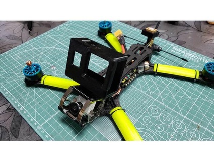 camera holder armattan quad base optikool 3d print model - Mito3D