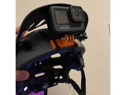 gopro hero9 monte Raposa mtb capacete malhado 3d print model - Mito3D