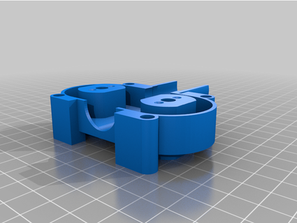 nerf fortnite b-ar flywheel cage buffdaddynerf 3d print model - Mito3D