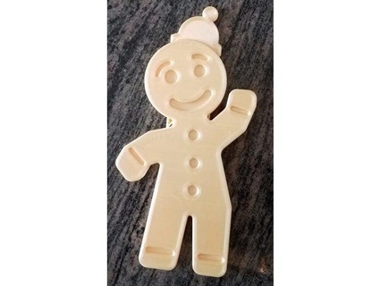 lil' gingy gingerbread man geocache hiding spot thatguykeek 3d print model - Mito3D