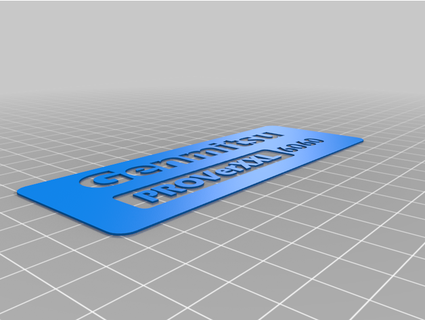 genmitsu prover xxl 6060 name plate expanded 4030 jrbcustomdesigns 3d print model - Mito3D