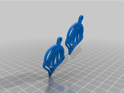sectioned hoop earrings thejewelleryjoint 3d print model - Mito3D