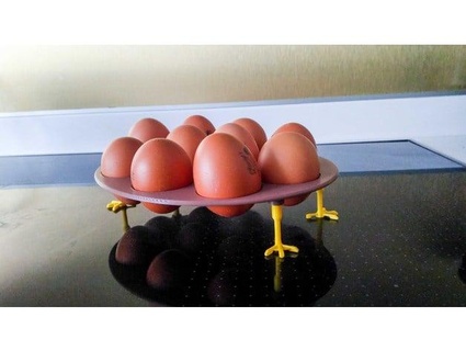tasarım Yumurta ayakta durmak depolama sistemi tavuk yılan neyse ustalık klasiği 3d print model - Mito3D