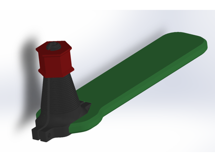 Bowden tubo pc4 m10 acoplador v041 folheado 3d print model - Mito3D