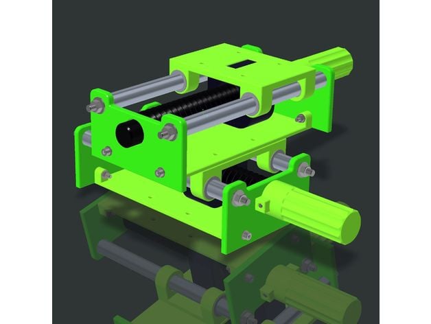 traverser table croisée crois rotor02 3D print model - Mito3D