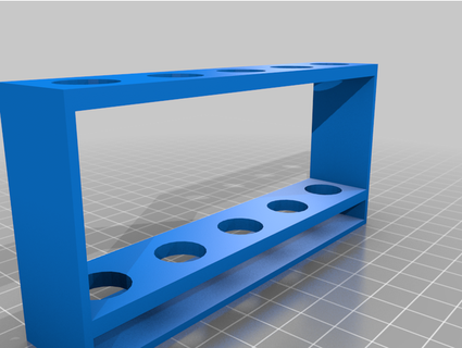 api aquarium test tube rack bbqjedi 3d print model - Mito3D