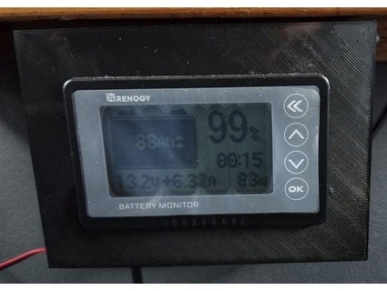 battery monitor mount lowfiero 3d print model - Mito3D