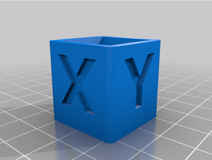 prueba cubo 25x25 cali leer mizecri 3d print model - Mito3D