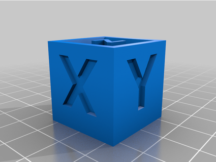 prueba cubo 25x25 cali leer mizecri 3d print model - Mito3D