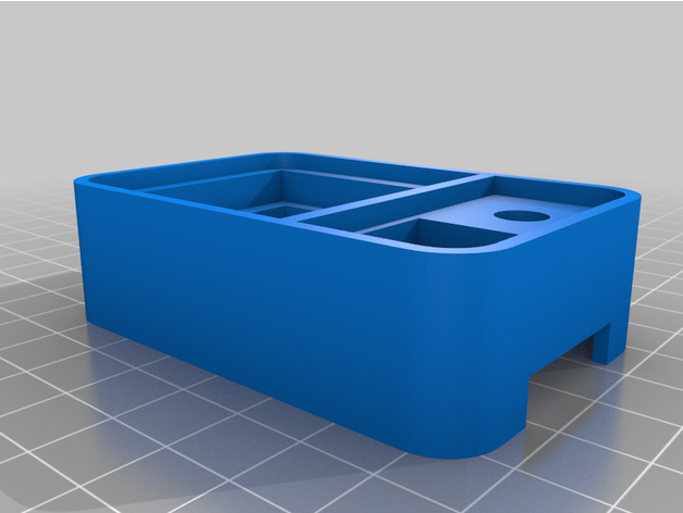 Bento Macropad Kabel Ausgänge Seite Keks 3D print model - Mito3D