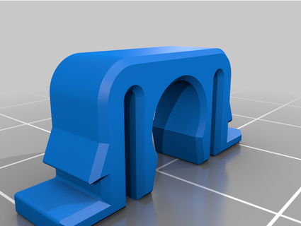 fraktal meshleştirmek 2 kompakt panel klips Vidarsettmesdal 3d print model - Mito3D