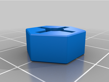 roda cubo hex 144001 frente 3d print model - Mito3D
