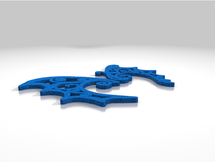 Fae Ejderha kulak kanatlar kuyumculuk 3d print model - Mito3D