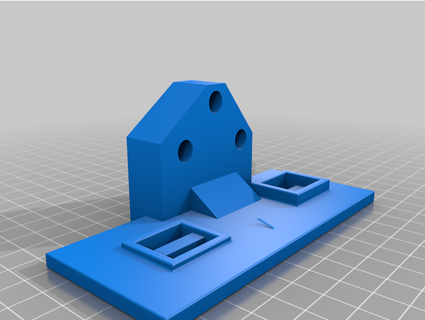 voxelab aquila vertical screen mount spookynuggs2018 3d print model - Mito3D
