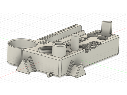 ender 3 series tool holder improved large gluestick nabucodonosorii 3d print model - Mito3D