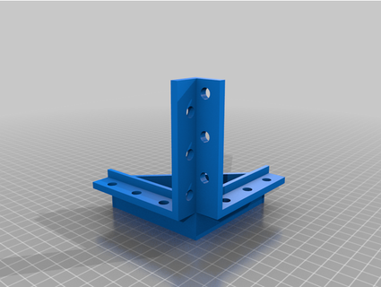eckverbinder bodenplatte Dirksbastelbude 3d print model - Mito3D