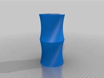 spiral narrow vase flubberduck86 3d print model - Mito3D