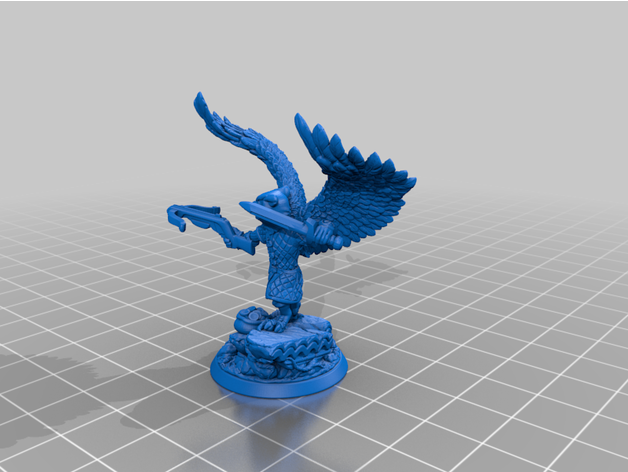merlin owl hungryfigjam 3D print model - Mito3D