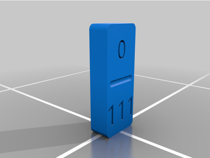 tessere domino decimale binario yvental717 3d print model - Mito3D