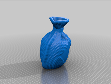 alcohol bottle generated revopoint pop 3d print model - Mito3D