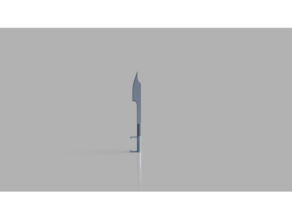 beskad Mando Schwert Metall Wirbelsäule Ausführung bozzy1979 3d print model - Mito3D