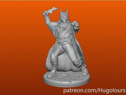 medieval batman hugolors 3d print model - Mito3D