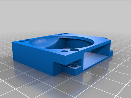 4010 axial fan vent ring 2 jakes0088 3d print model - Mito3D