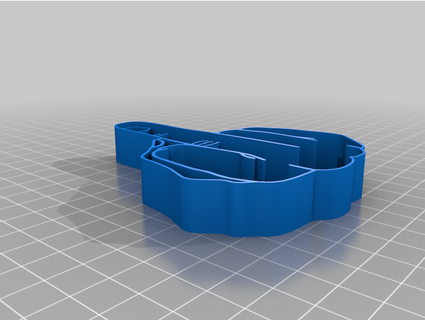middle finger cookies cutter jscoobyced 3d print model - Mito3D