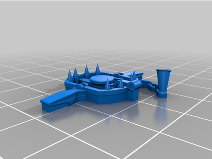 gloomhaven orso trappola catena spessore cibernauti 3d print model - Mito3D