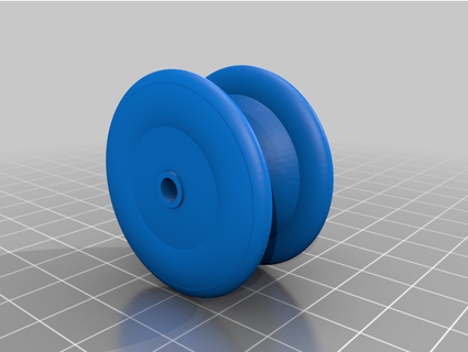alterno filamento alimentar polea trotamundos 3d print model - Mito3D