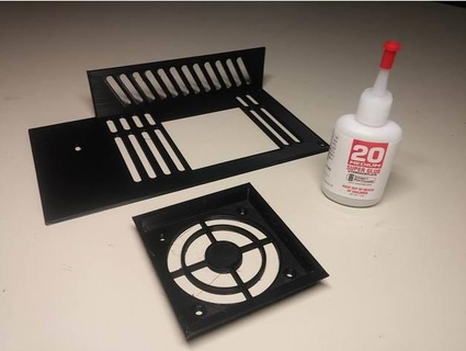 cr6 carte mère ventilateur kit remix oeuvrevidéo 3d print model - Mito3D