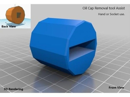 motorcycle oil filler cap remover avitscj 3d print model - Mito3D