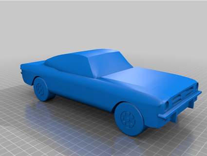 1966 Ford mustang Andy j2023 3d print model - Mito3D