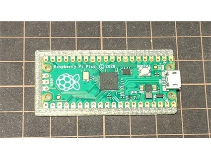 frambuesa pi pico tarjeta circuito impreso parachoque colon 3d print model - Mito3D