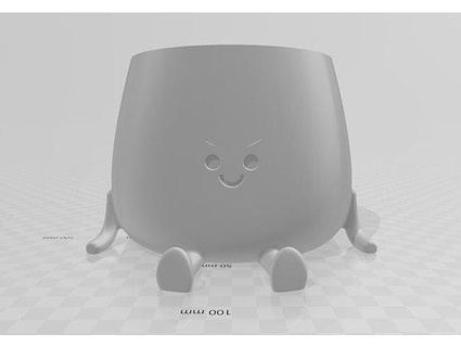 Fett glücklich Sitzung Topf böse gg89434 3d print model - Mito3D