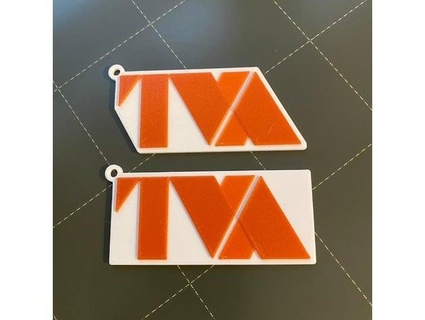 Loki TVA logo porte clés vues ringardes 3d print model - Mito3D