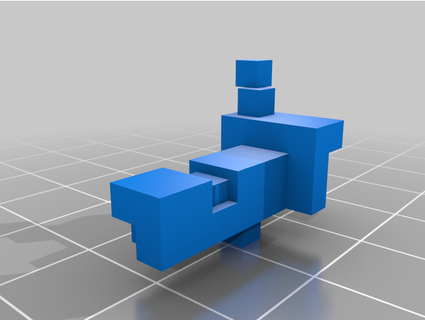 mente cognitiva torreta huellas tiburon 3d print model - Mito3D