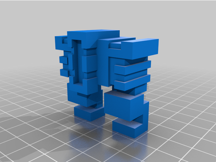 cogmind - golem sharkprints 3d print model - Mito3D