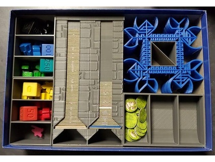 carcassonne insert tower & grids hiimsteve311 3d print model - Mito3D