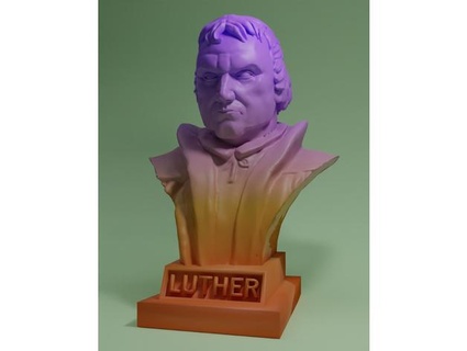bust martin luther theduckknight 3d print model - Mito3D
