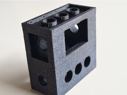 gusano engranaje + caja compatible Lego tímido 3d print model - Mito3D