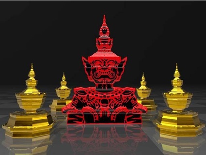 Khon Thailand syzguru11 3d print model - Mito3D