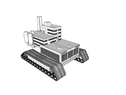 mobile mine factory complex tecarr 3d print model - Mito3D