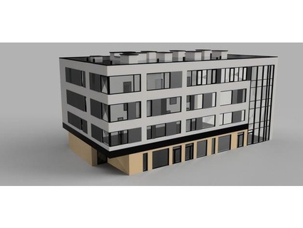 Büro Gebäude Attrappe Lehrmodell Simulation erwin balcerak 3d print model - Mito3D