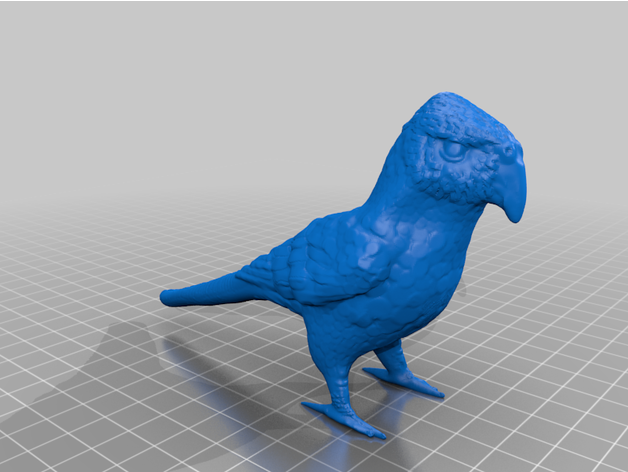 parrot figure dragonartist15 3D print model - Mito3D