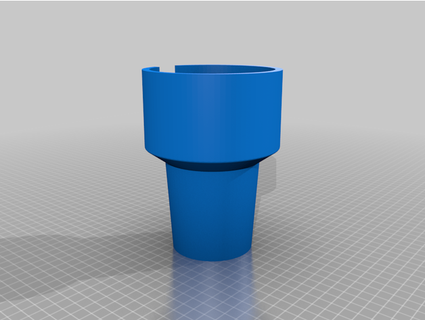 yeti rambler 14 oz - car cup holder adaptor joepauldoran 3d print model - Mito3D