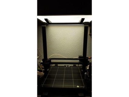 led panel estante suporte Quíron impressoras 2020 perfis 3d print model - Mito3D