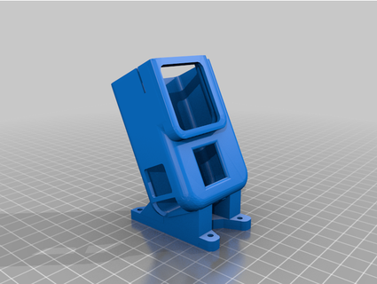 vertical gopro monte t motor ft5 quadro Armação filtro gelado 3d print model - Mito3D